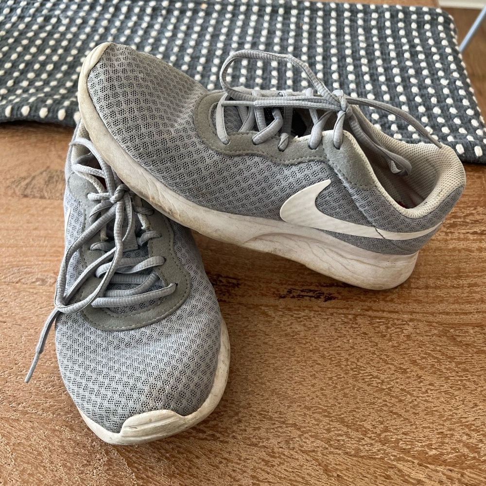 Nike White and Gray Sneakers